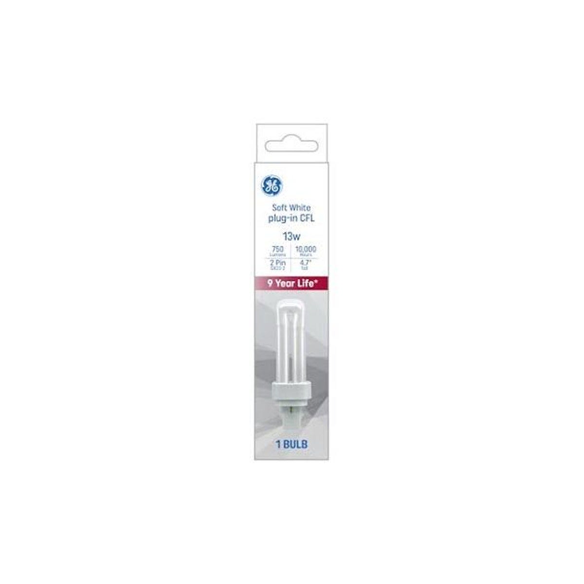 GE 13W Double Biax CFL Replacement Light Bulb GE 13W Double Biax CFL Replacement Light Bulb