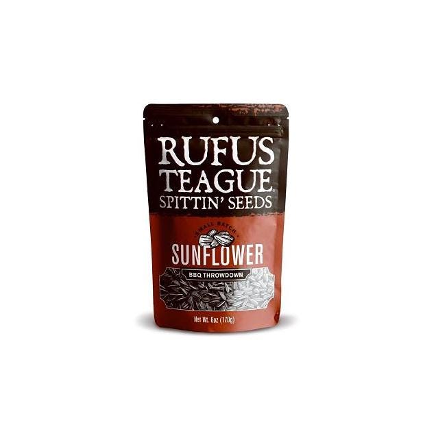 Rufus Teague 6 Oz. BBQ Throwdown Sunflower Spittin' Seeds