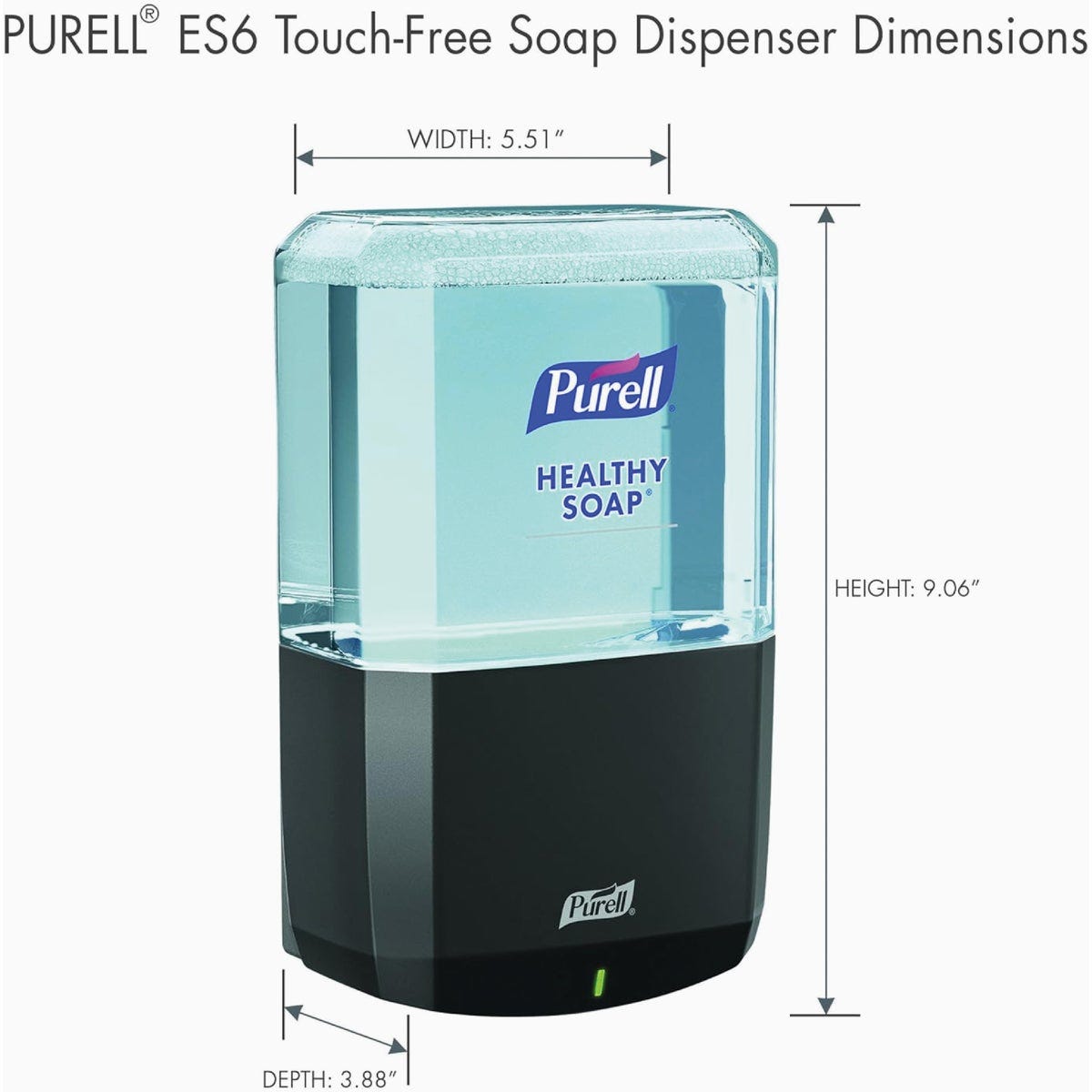 PURELL ES6 1200mL Automatic Hand Soap Dispenser, Graphite - photo 2