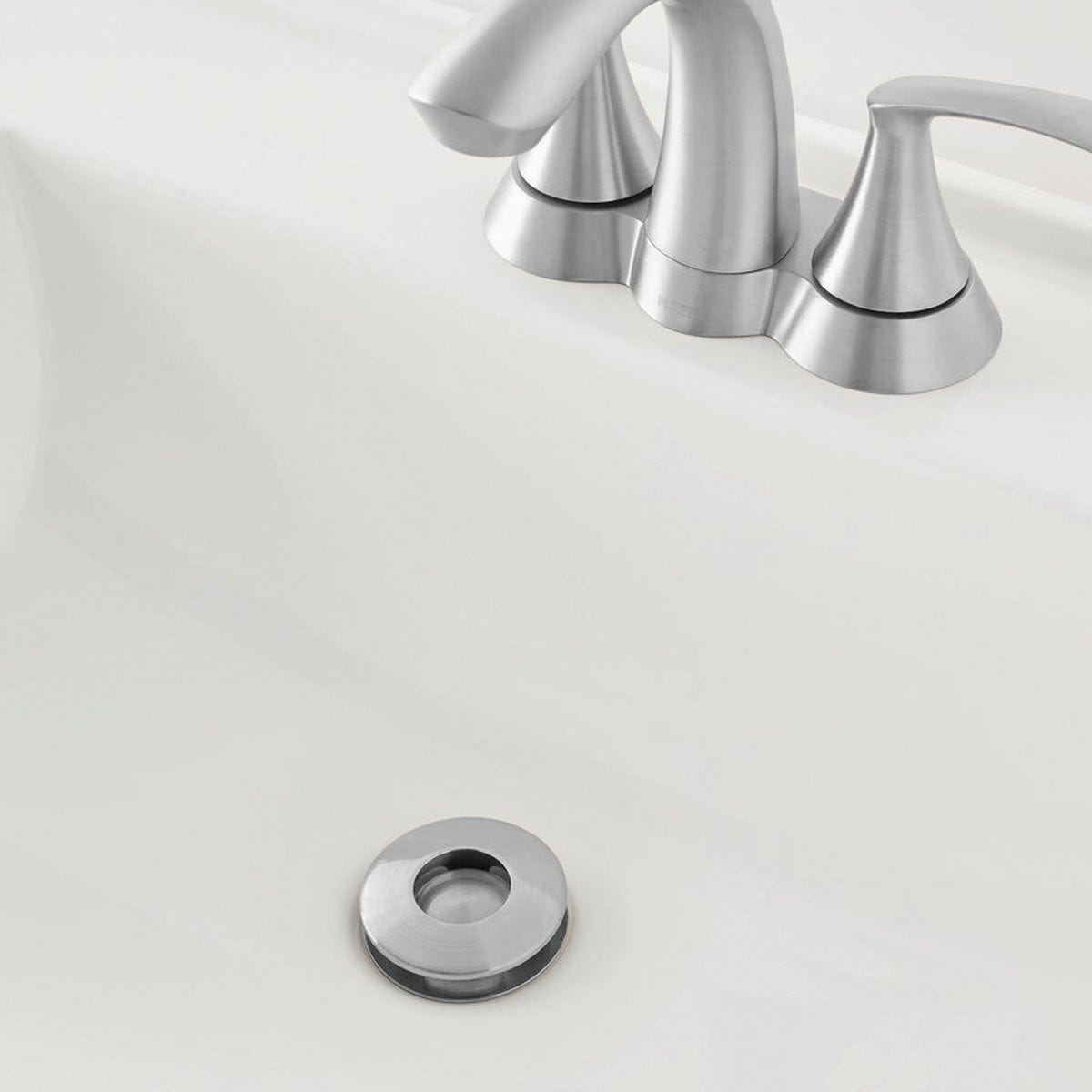 Danco Chrome Decorative Push-Button Sink Drain without Overflow - photo 3