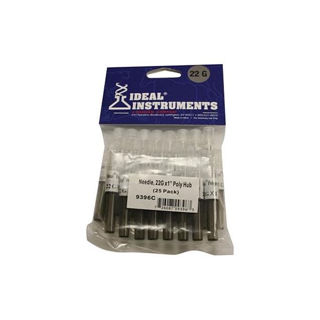 Poly Hub Injection Neogen Livestock Injection Needles, Disposable, 1 In. Poly Hub, 22-Ga ...