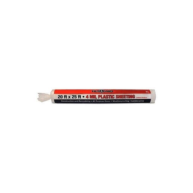 Film-Gard 20 In. x 25 Ft. Clear 4 Mil Plastic Sheeting Film-Gard 20 In. x 25 Ft. Clear 4 Mil Plastic Sheeting