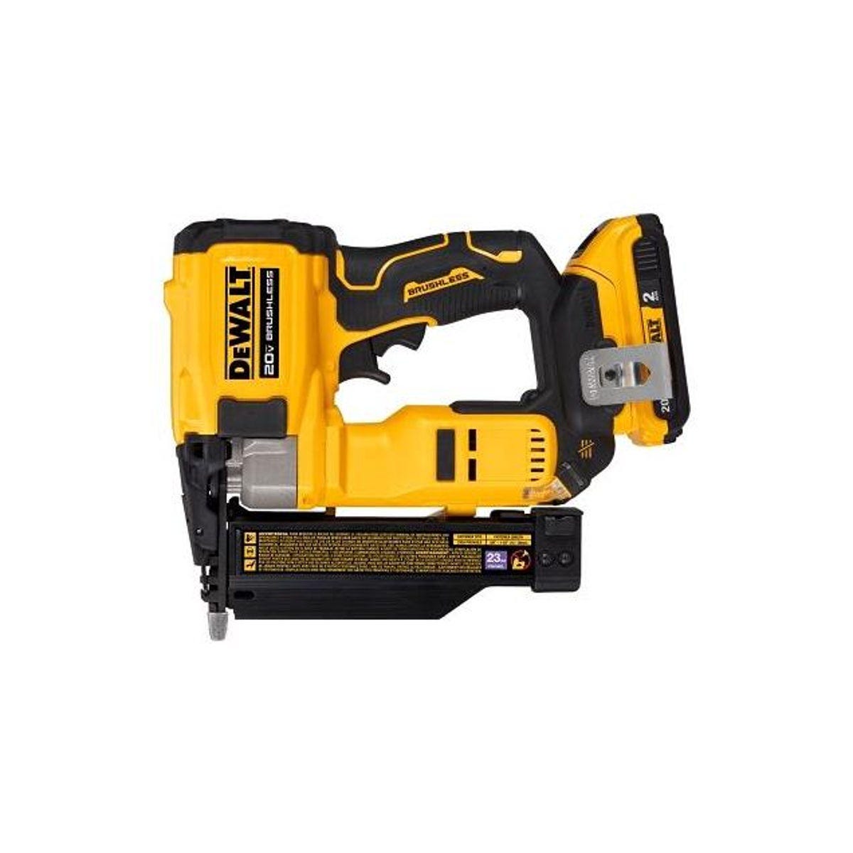 DEWALT 20V MAX Atomic 23-Gauge Compact Brushless Cordless Pin Nailer Kit DEWALT 20V MAX Atomic 23-Gauge Compact Brushless Cordless Pin Nailer Kit