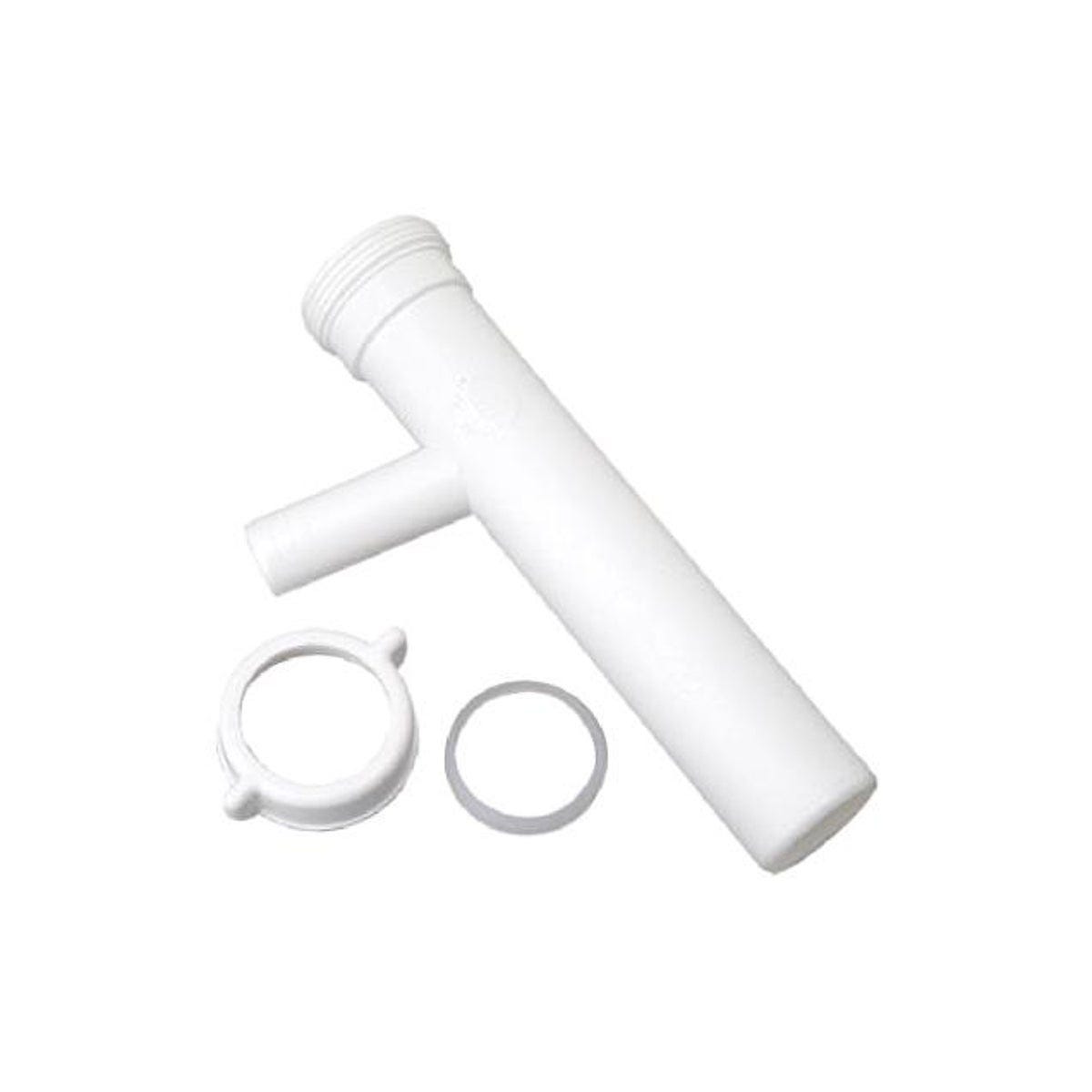 Master Plumber 8 In. White Plastic Dishwasher Branch Tailpiece Master Plumber 8 In. White Plastic Dishwasher Branch Tailpiece