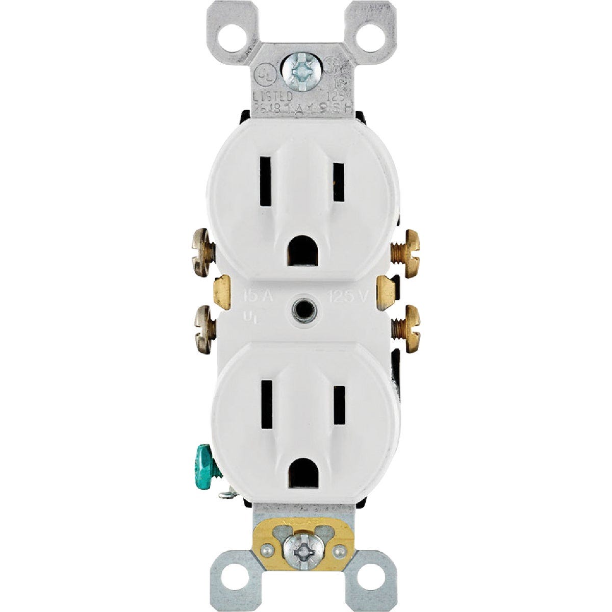 Leviton 15A White 5-15R Duplex Outlet (10-Pack) - photo 2 Leviton 15A White 5-15R Duplex Outlet (10-Pack) - photo 2
