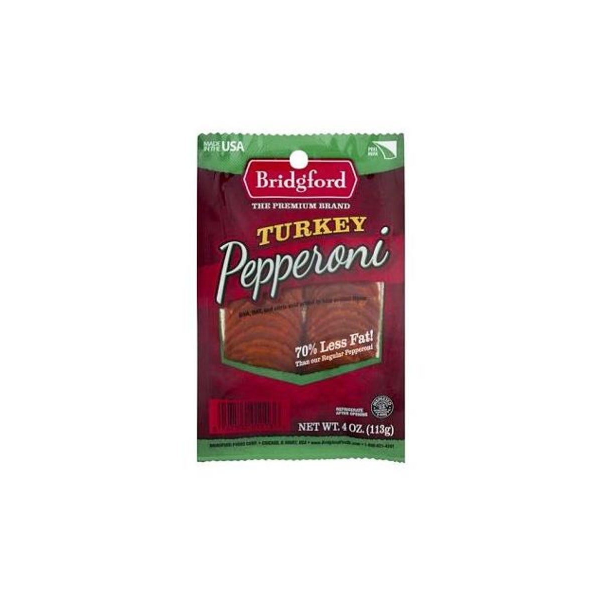 Bridgford 4 Oz. Sliced Turkey Pepperoni