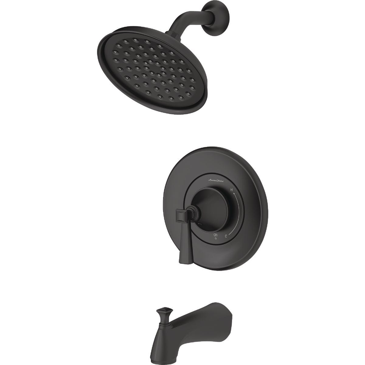 American Standard Glenmere Matte Black Single-Handle Lever Tub & Shower Faucet - photo 2 American Standard Glenmere Matte Black Single-Handle Lever Tub & Shower Faucet - photo 2