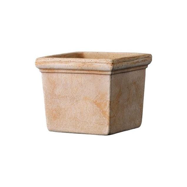 Deroma 4.5 In. x 3.8 In. Siena Red Terracotta Clay Mini Planter