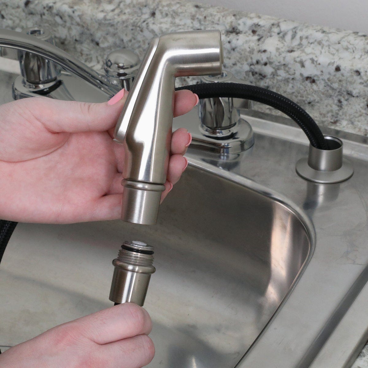 Danco Faucet Brushed Nickel Sprayer Head - photo 7