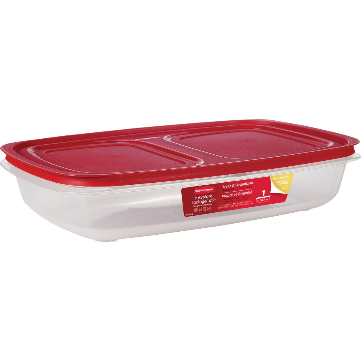 Rubbermaid EasyStore 28.8 C. Clear Rectangular Food Storage Container with Lid - photo 3 Rubbermaid EasyStore 28.8 C. Clear Rectangular Food Storage Container with Lid - photo 3
