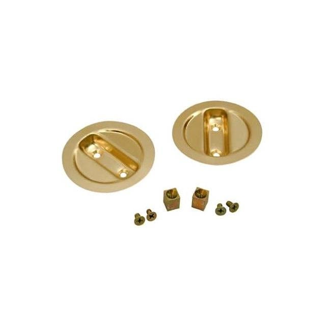 Johnson Hardware 2-1/8 In. Brass Pocket Door Pull