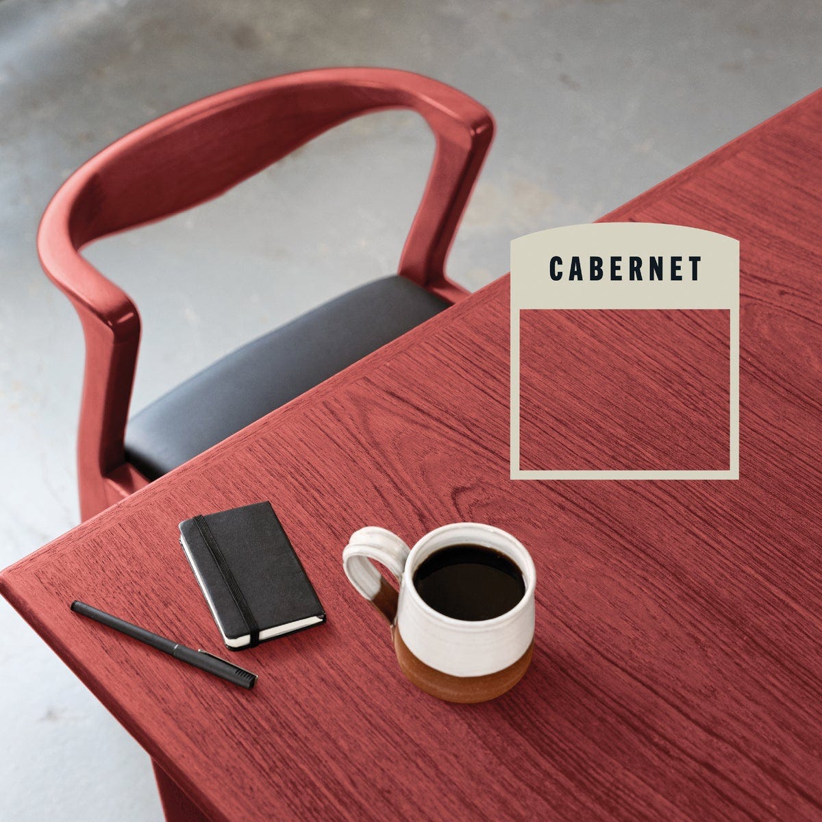 Varathane Fast Dry Cabernet Urethane Modified Alkyd Interior Wood Stain, 1 Qt. - photo 2