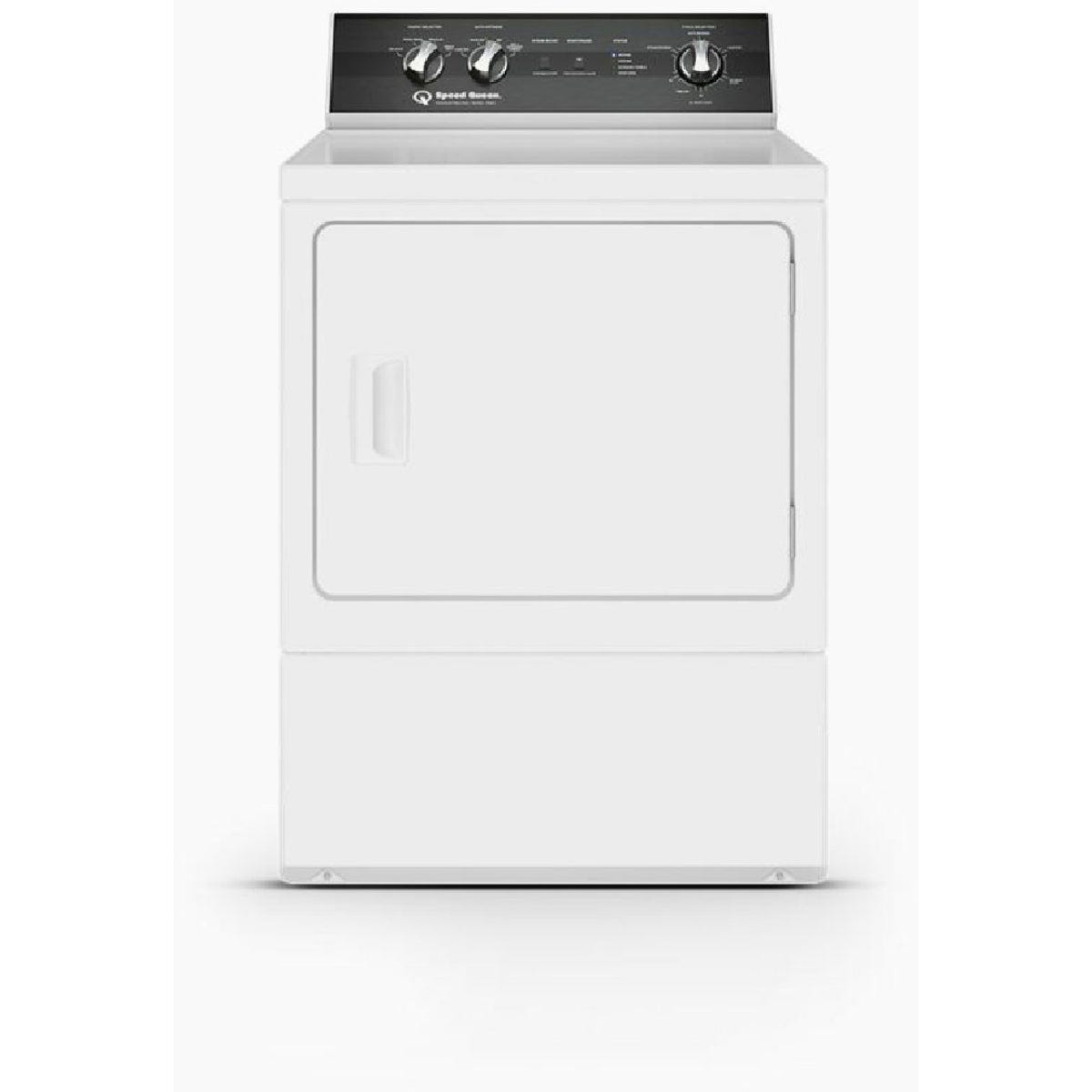 Speed Queen DR5 7.0 Cu. Ft. Sanitizing Gas Dryer with Steam & Over-Dry Protection, White