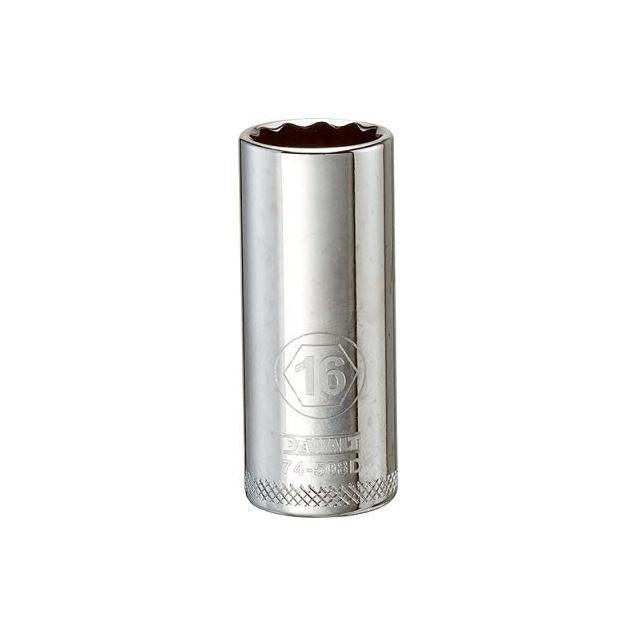 DeWalt 3/8 In. Drive 16mm 12-Point Deep Metric Socket