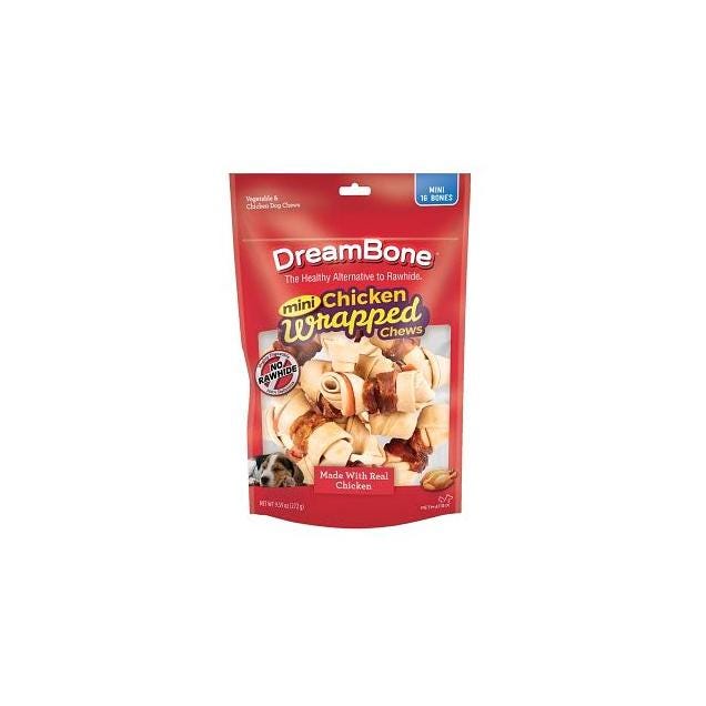 DreamBone 6-Ct. Mini Sticks Chicken-Wrapped Dog Chew Treats