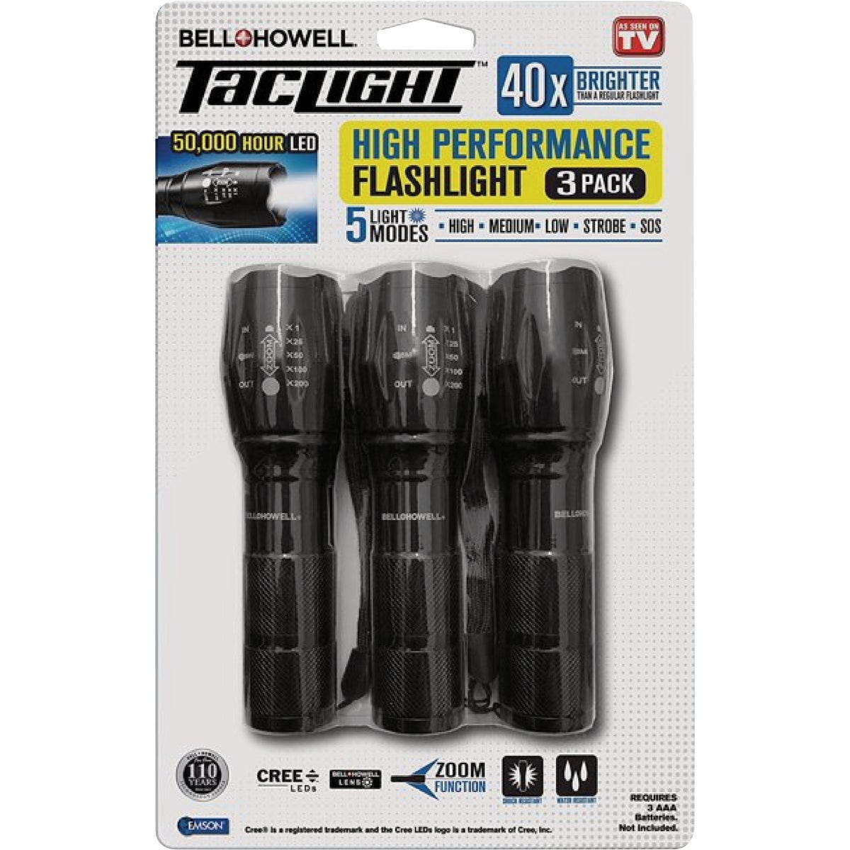 Bell+Howell Taclight Flashlights (3-Pack) - photo 2