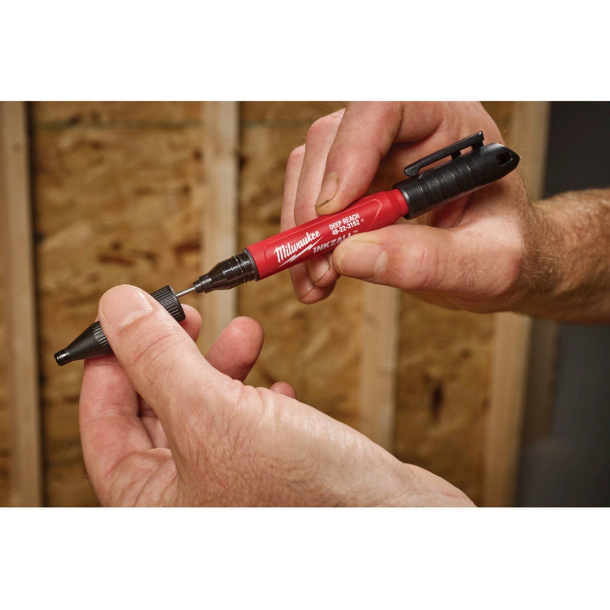 Milwaukee INKZALL 2-in-1 Deep Reach Ultra Fine Point Black Jobsite Marker - photo 6