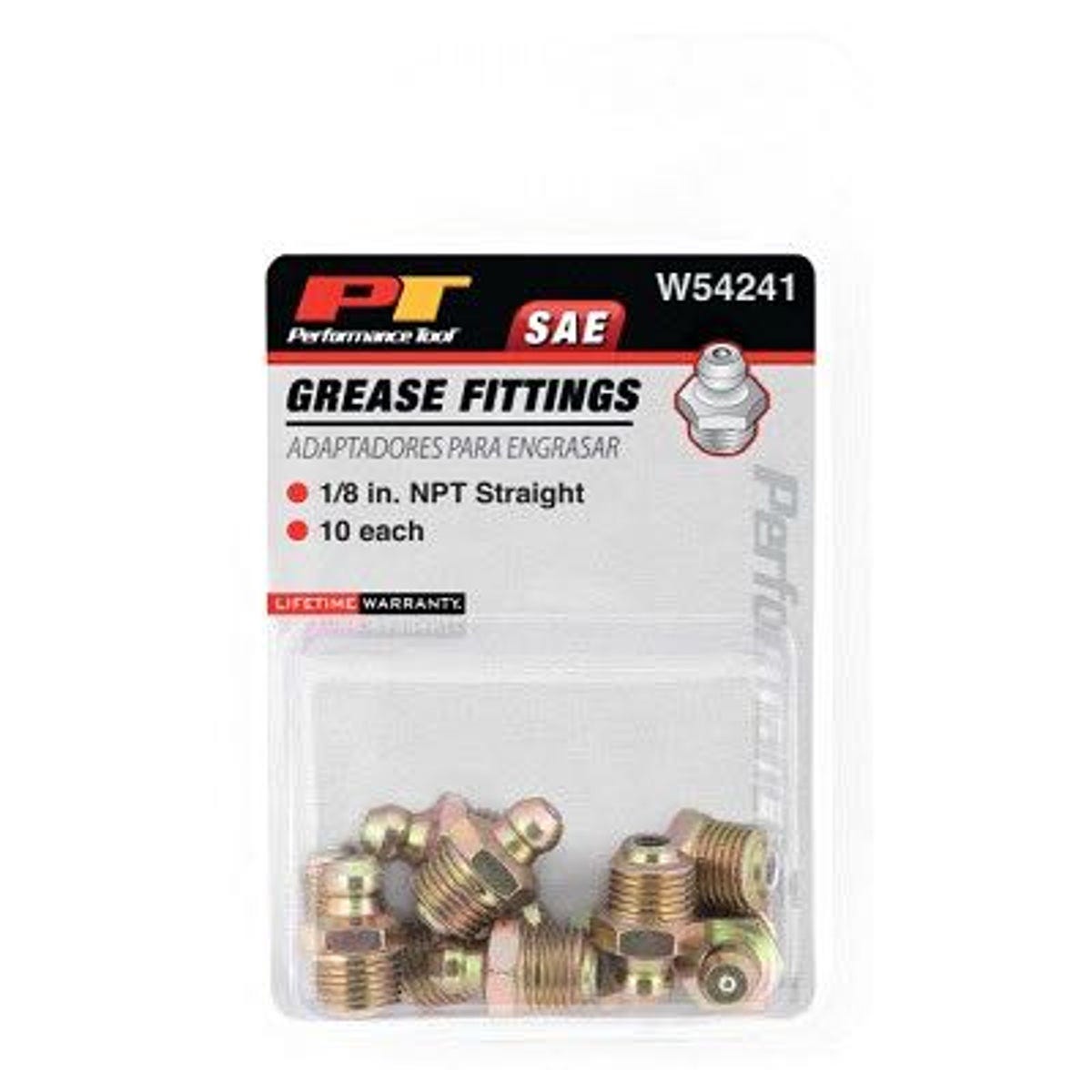 Performance Tool 1/8 In. NPT Grease Fittings (10-Pack) - photo 3