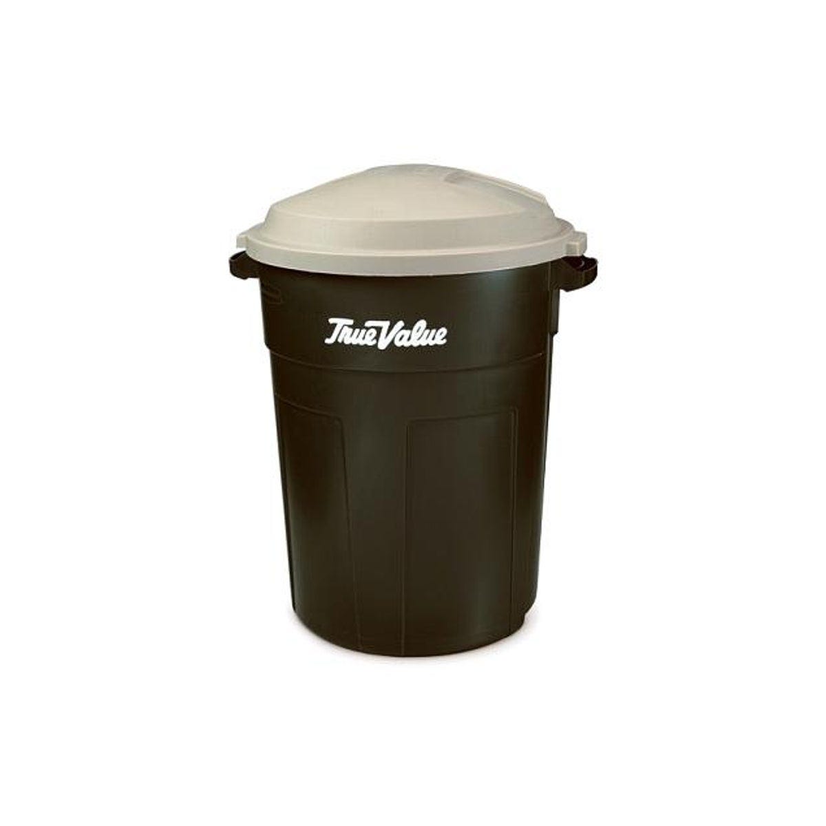 True Value 32 Gal. Evergreen with Logo Trash Can