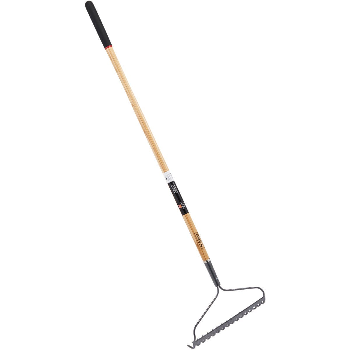 Do it Best 16.25 In. Steel Bow Garden Rake with Wood Handle (16-Tine)