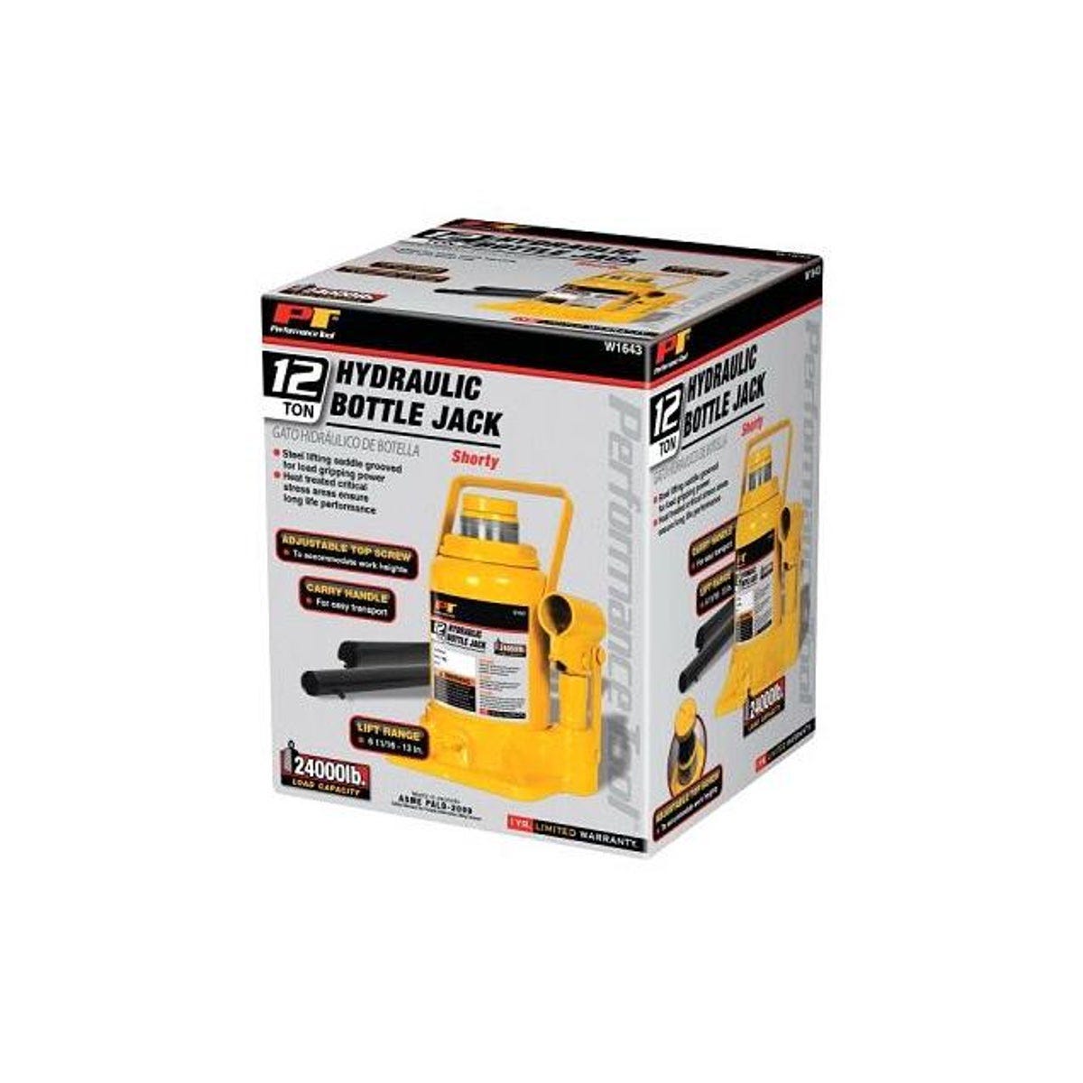 Performance Tool 12-Ton Shorty Hydraulic Bottle Jack - photo 2 Performance Tool 12-Ton Shorty Hydraulic Bottle Jack - photo 2