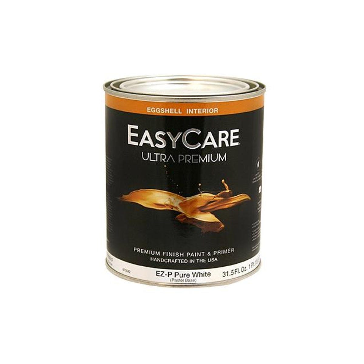 EasyCare Ultra Premium 1 Qt. Pure White Pastel Base Eggshell Interior Latex Paint & Primer