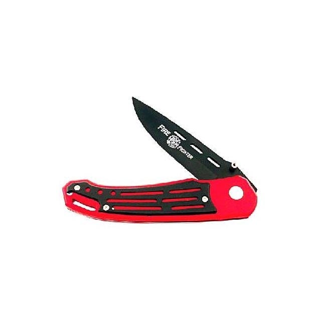 Frost Cutlery Fire Fighter Red/Black Folding Tac Knife Frost Cutlery Fire Fighter Red/Black Folding Tac Knife
