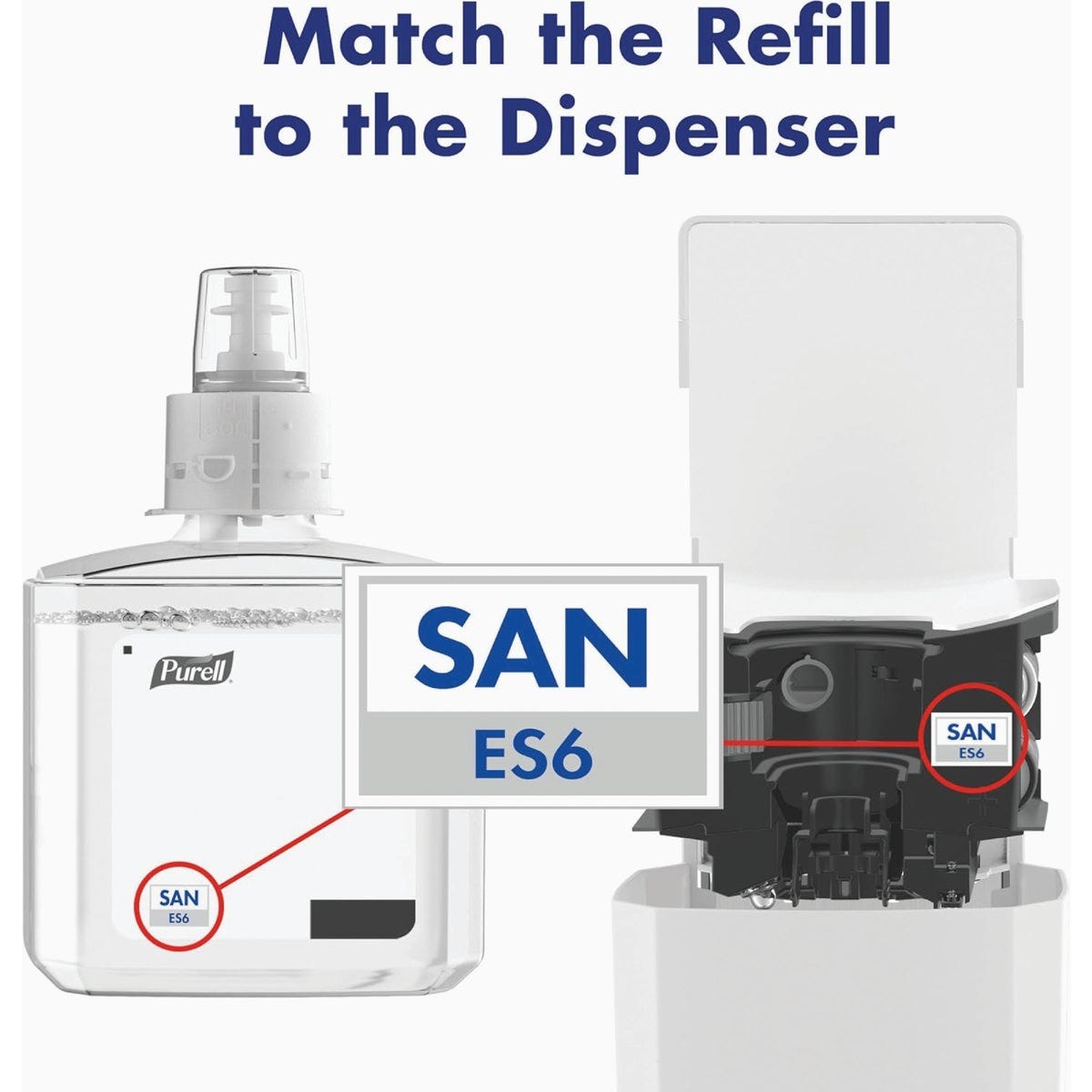PURELL ES6 Automatic White 1200mL Hand Sanitizer Dispenser - photo 4