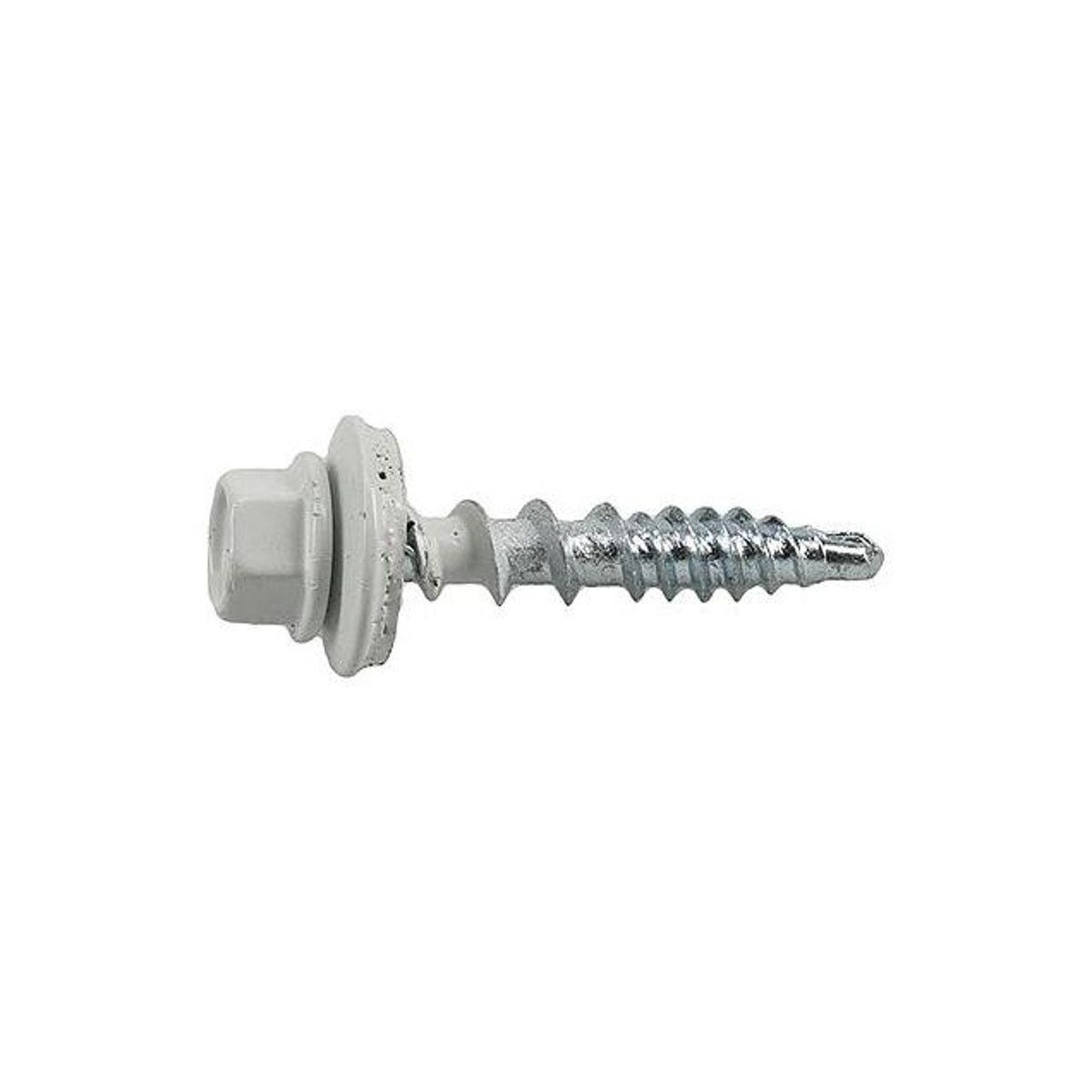 Hillman Power Pro #10 x 1 In. Polar White Metal to Wood Self-Drilling Roofing Screws (250-Count) - photo 2 Hillman Power Pro #10 x 1 In. Polar White Metal to Wood Self-Drilling Roofing Screws (250-Count) - photo 2