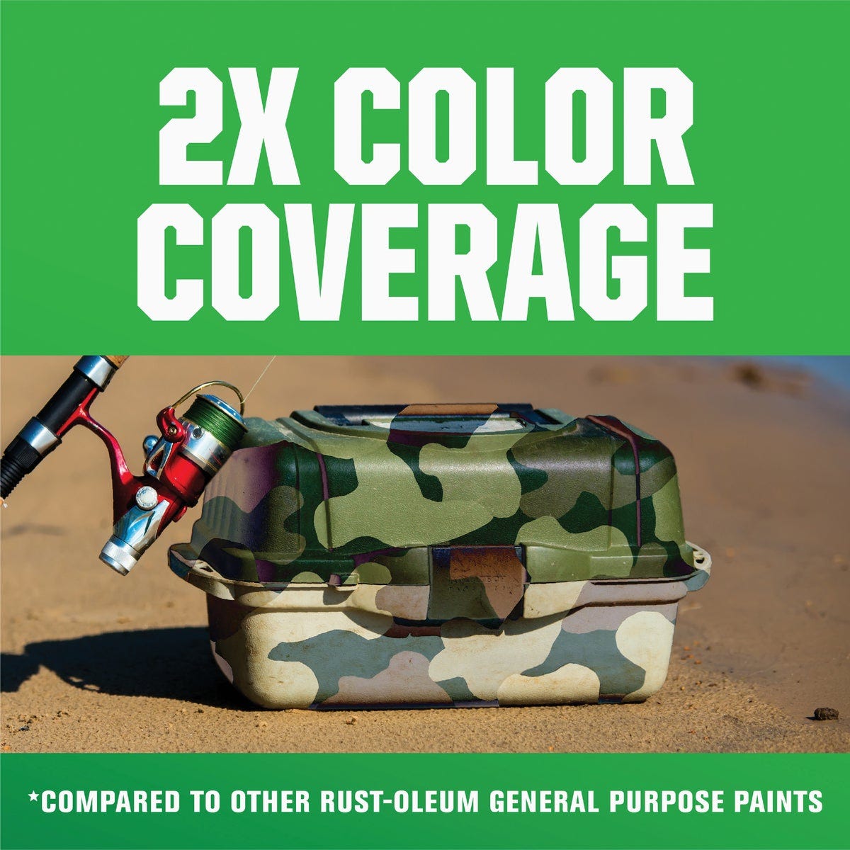 Rust-Oleum Camouflage 2X Ultra Cover 12 Oz. Flat Spray Paint, Black - photo 7