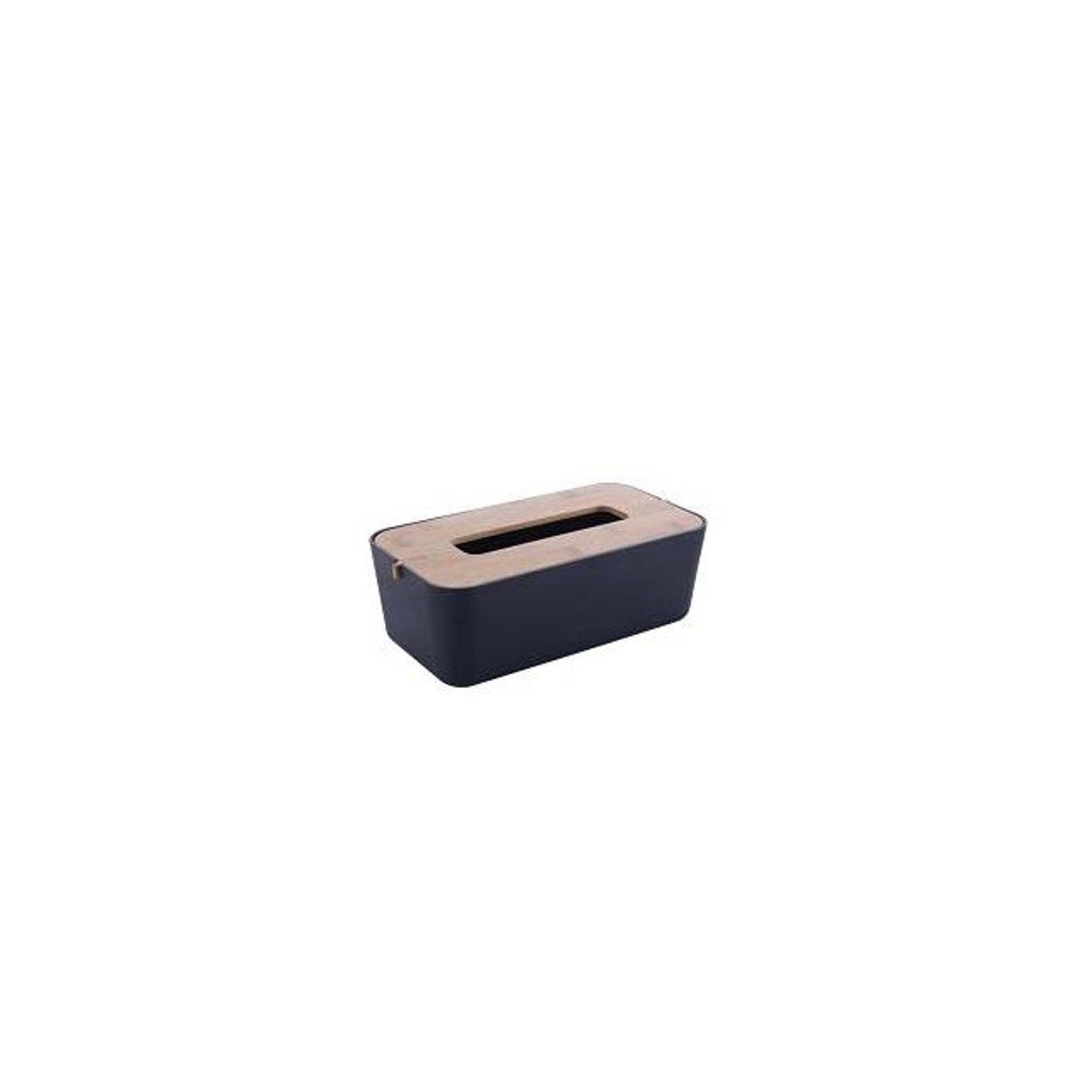 Moda At Home Black Stowe Tissue Box Holder