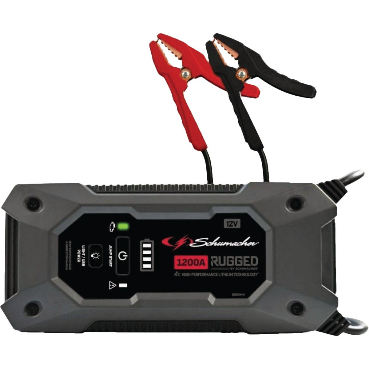 Schumacher 1200 Peak Amp Rugged Lithium Jump Starter and Power Pack Schumacher 1200 Peak Amp Rugged Lithium Jump Starter and Power Pack