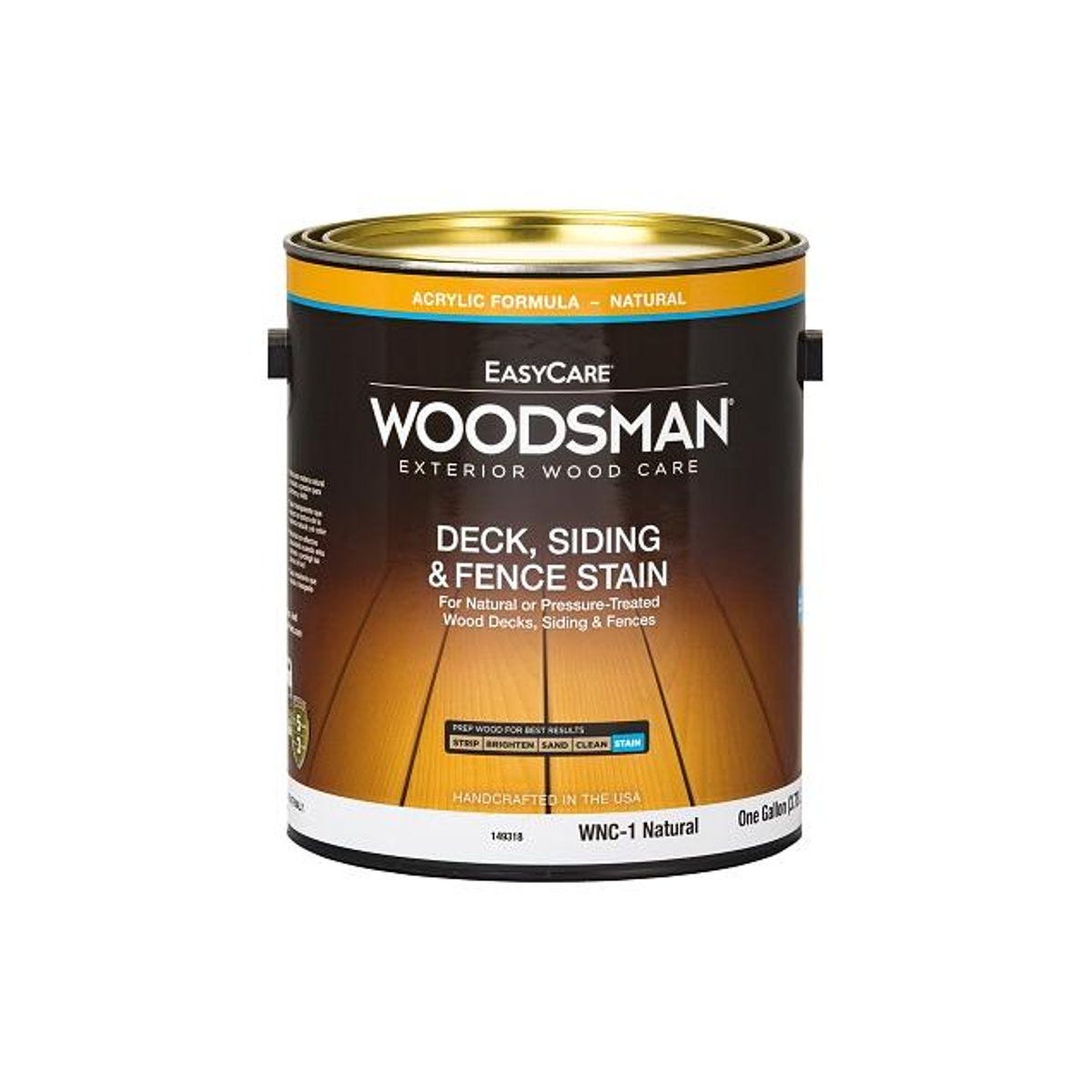 EasyCare Woodsman Natural Acrylic Deck, Siding & Fence Stain, 1 Gal.