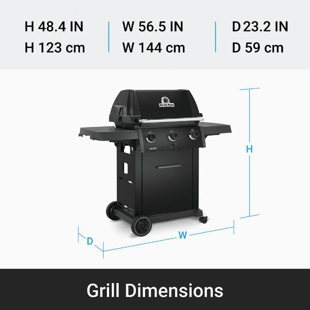 Broil King Signet Shadow 320 3-Burner Black 40,000 BTU LP Gas Grill - photo 4 Broil King Signet Shadow 320 3-Burner Black 40,000 BTU LP Gas Grill - photo 4
