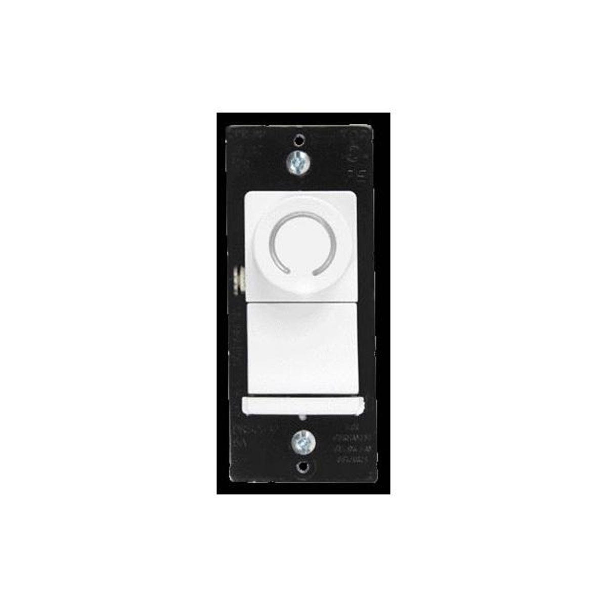 Pass & Seymour DR Series Single Pole/3-Way CFL/LED/Incandescent White Rotary Dimmer Switch Pass & Seymour DR Series Single Pole/3-Way CFL/LED/Incandescent White Rotary Dimmer Switch