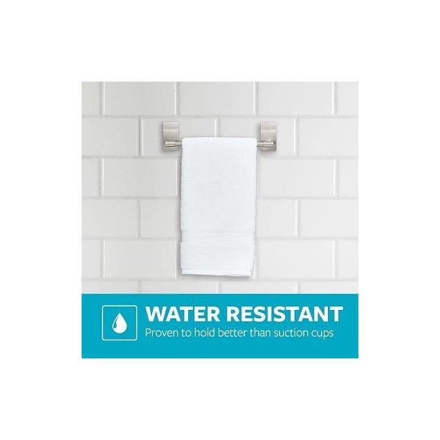Command 9 In. Satin Nickel Hand Towel Bath Bar - photo 3 Command 9 In. Satin Nickel Hand Towel Bath Bar - photo 3