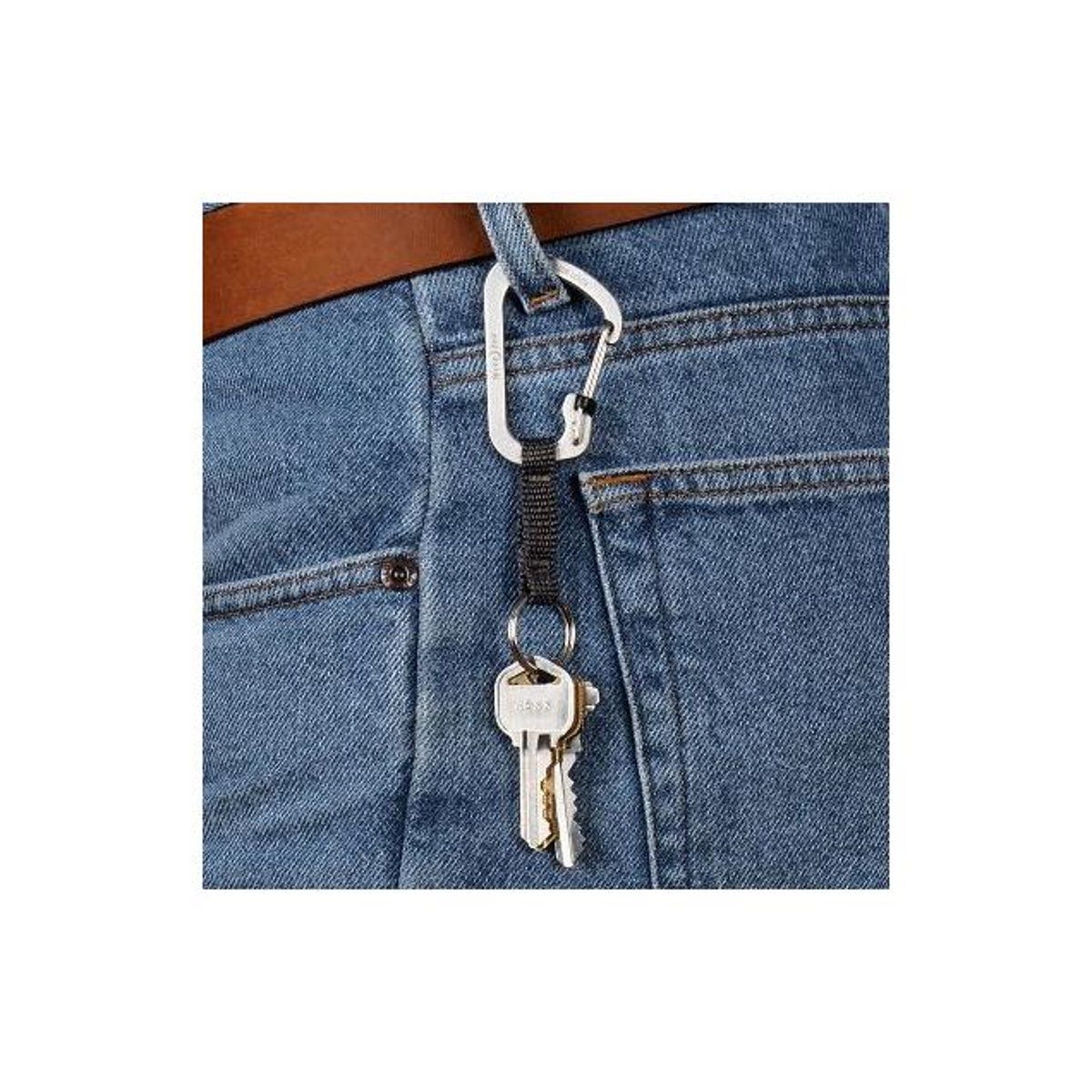 Nite Ize Stainless Steel SlideLock Key Ring Carabiner - photo 2