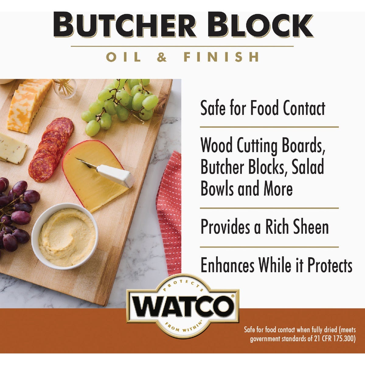 Watco 16 Oz. Butcher Block Oil & Finish - photo 3 Watco 16 Oz. Butcher Block Oil & Finish - photo 3