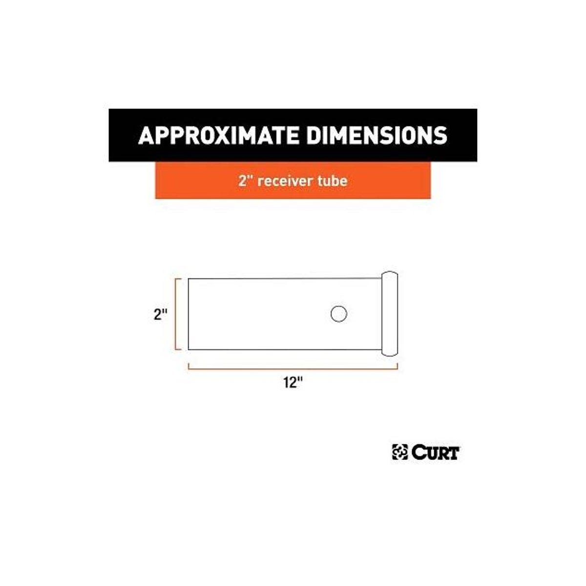 CURT 2 In. x 12 In. Raw Steel Weld-On Trailer Hitch Receiver Tube - photo 3 CURT 2 In. x 12 In. Raw Steel Weld-On Trailer Hitch Receiver Tube - photo 3