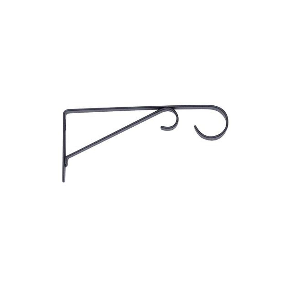 Green Thumb 9 In. Black Powder-Coated Steel Hanging Plant Bracket