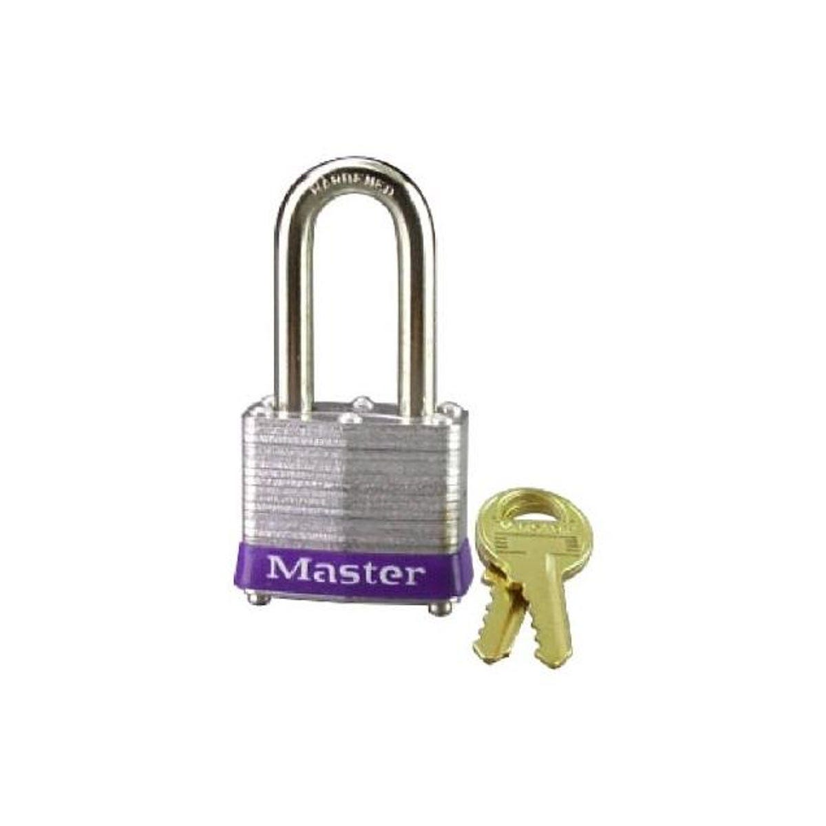 Master Lock 1-1/2 In. Laminated Keyed Padlock with 2 In. Long Shackle