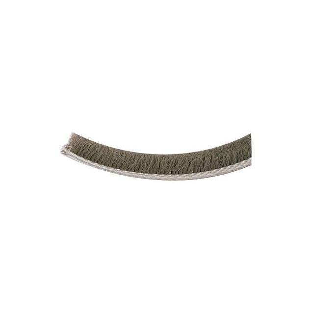 Prime-Line 3/16 In. x 1.56 In. x 100 Ft. Gray Pile Weatherstrip