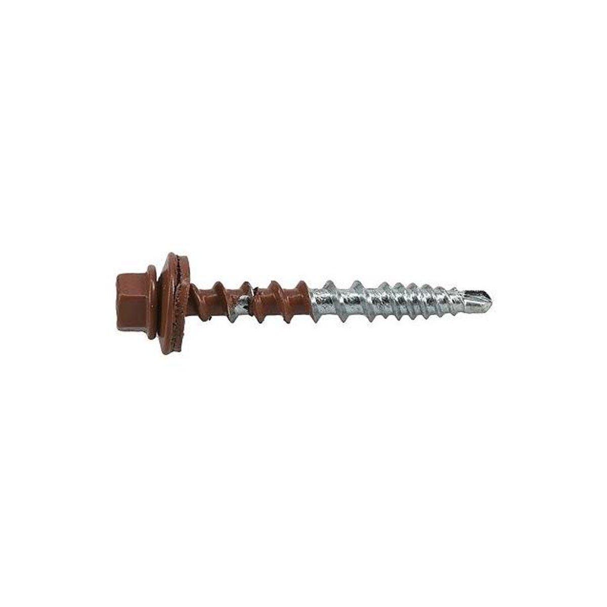 Hillman Power Pro #10 x 1.5 In. Red Metal to Wood Self-Drilling Roofing Screws (250-Count) - photo 2 Hillman Power Pro #10 x 1.5 In. Red Metal to Wood Self-Drilling Roofing Screws (250-Count) - photo 2