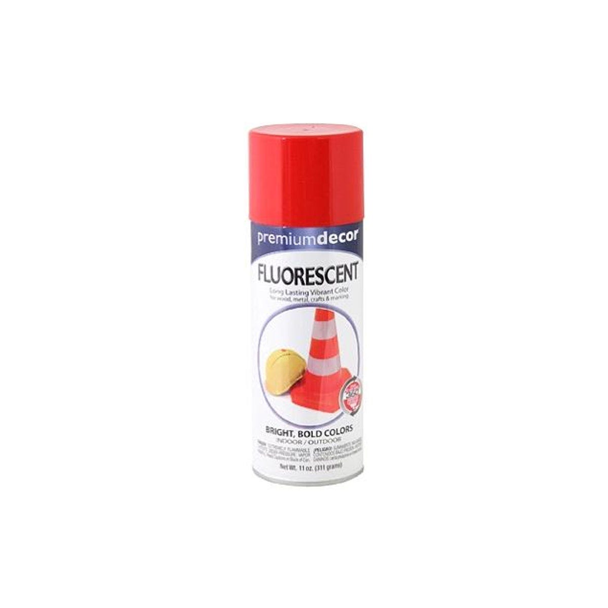 EasyCare Premium Decor 11 oz. Fluorescent Spray Paint, Hot Red