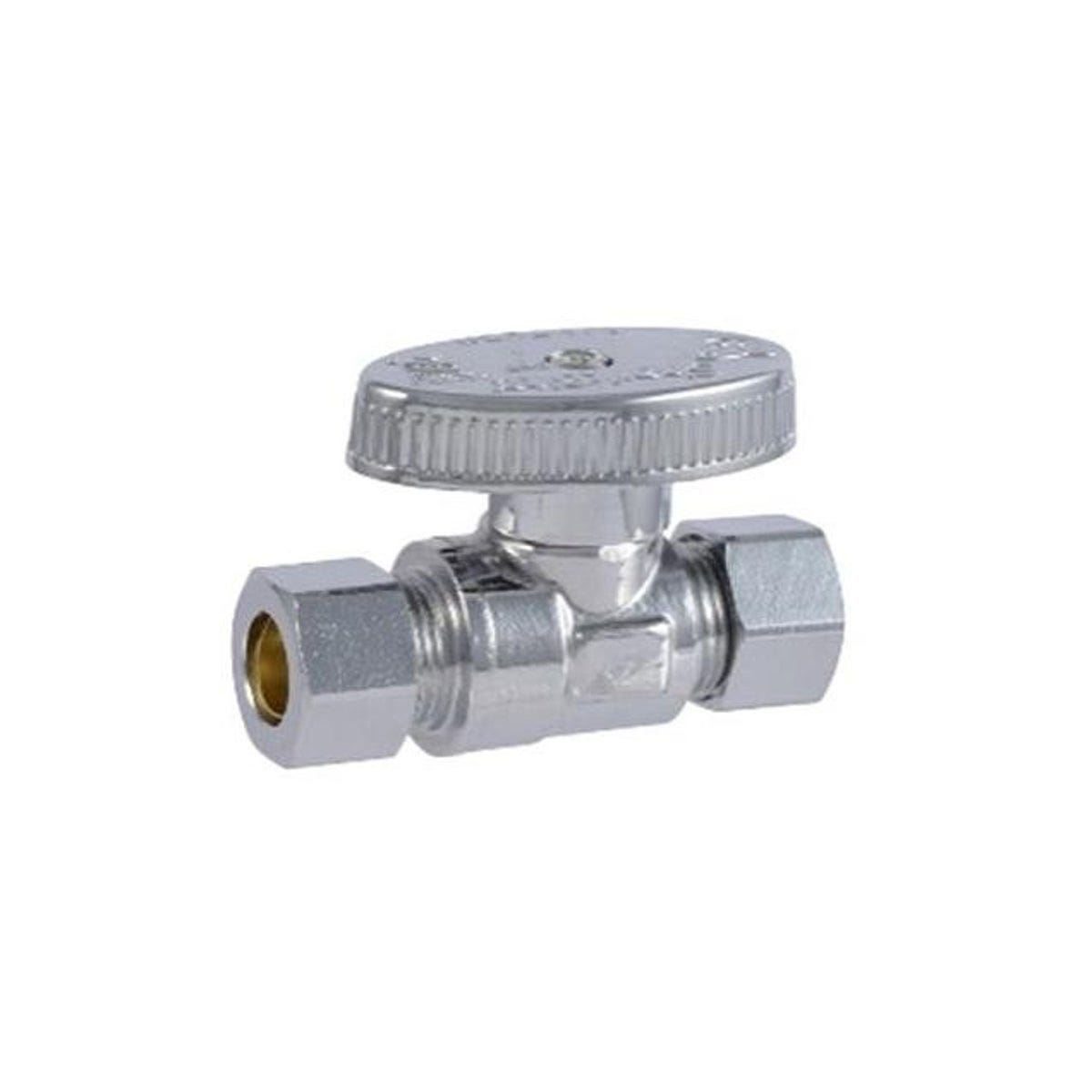 SharkBite 3/8 In. x 3/8 In. Brass Ball Straight Valve