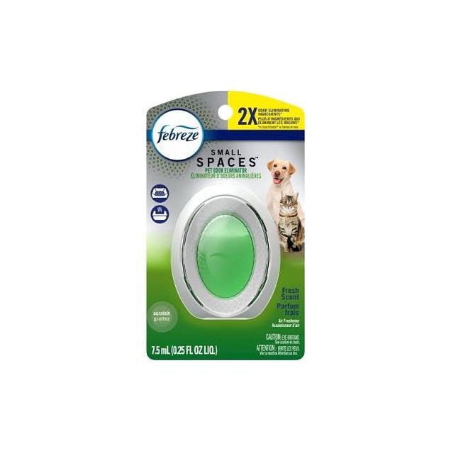 Febreze Fresh Scent Small Spaces Pet Odor Eliminator Air Freshener