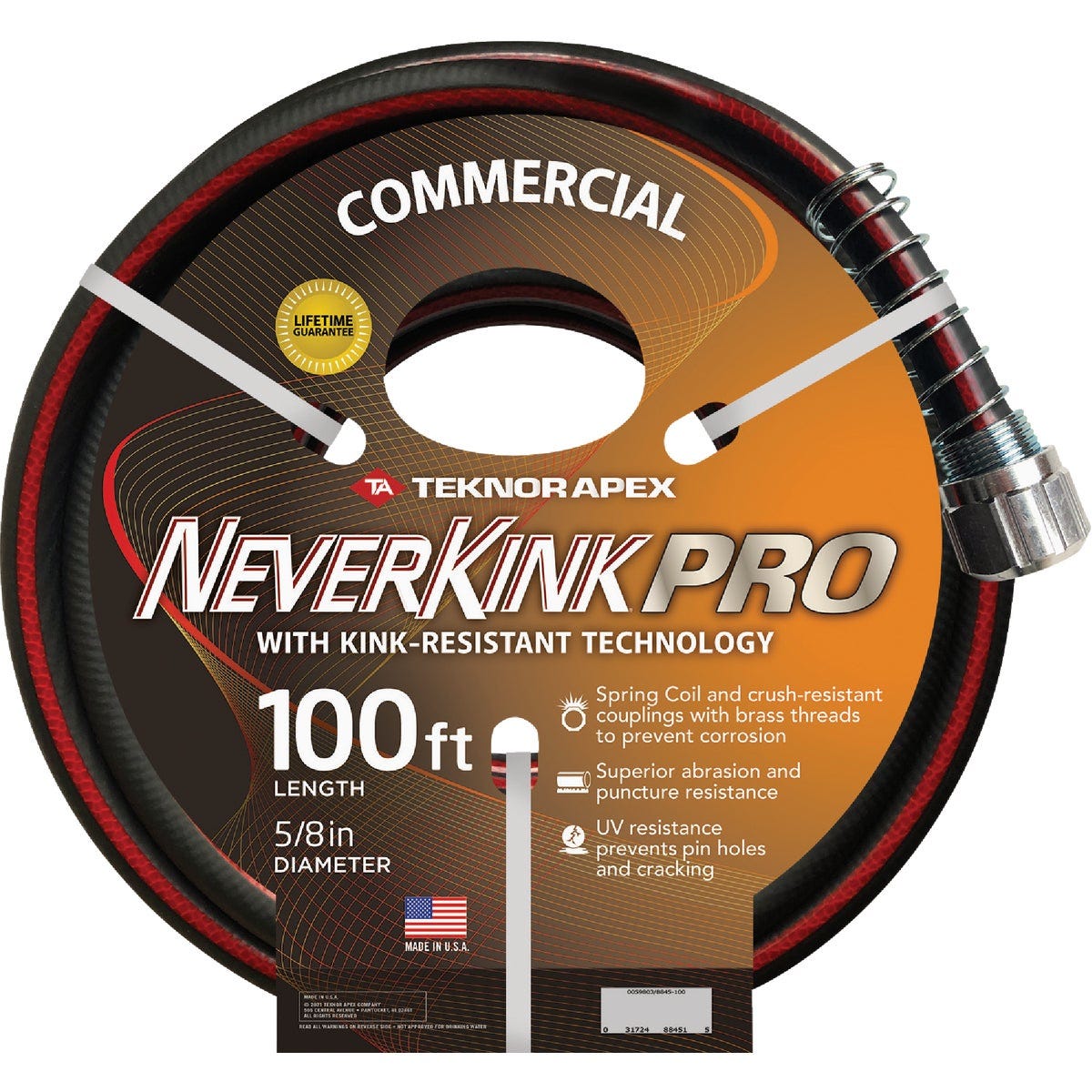 Best Garden NeverKink PRO 5/8 In. x 100 Ft. Professional Duty Garden Hose