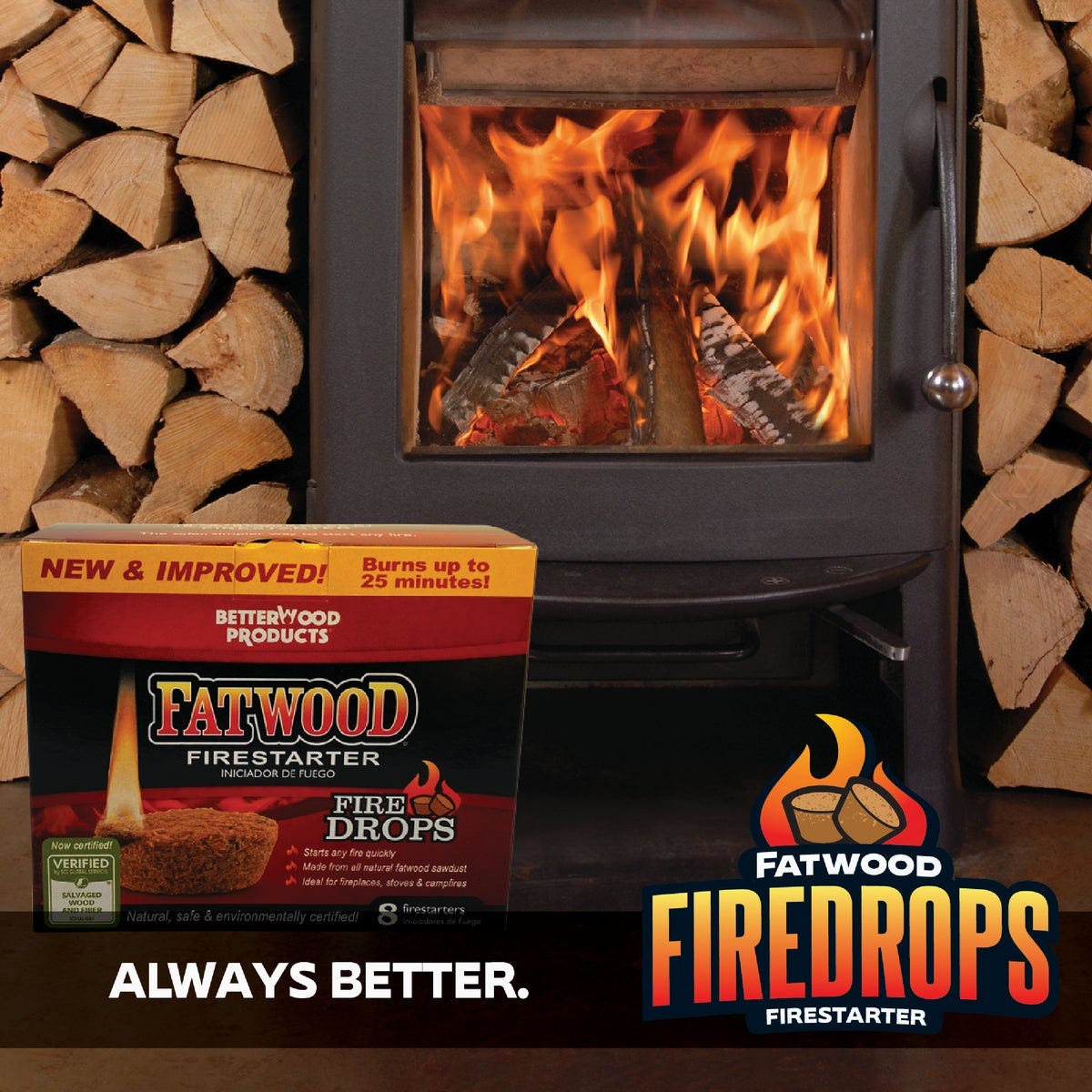 Fatwood Firedrops Fire Starter (8-Pack) - photo 5 Fatwood Firedrops Fire Starter (8-Pack) - photo 5