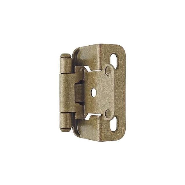 Amerock 2-Pack Champagne Bronze Self-Closing Cabinet Hinge