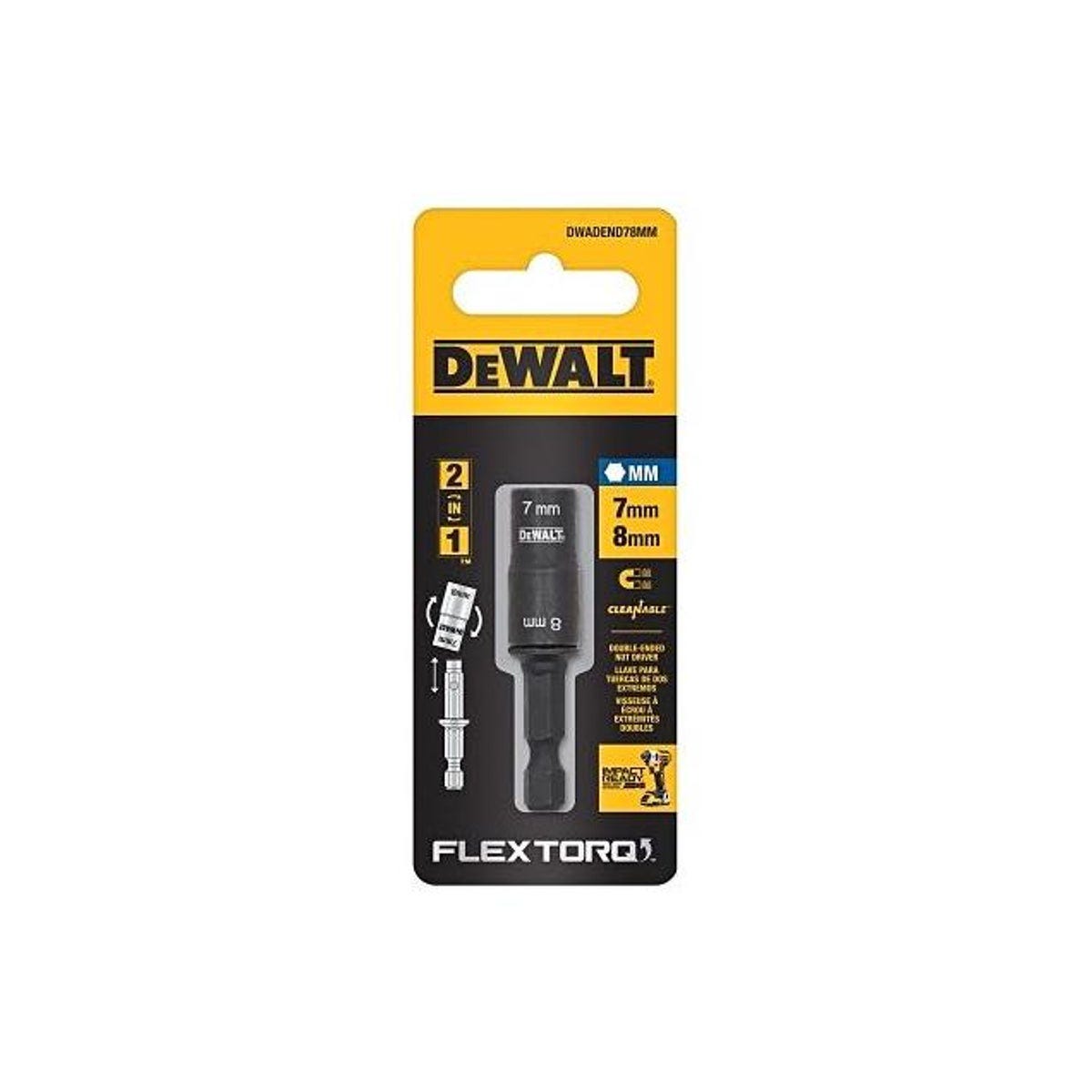 DeWalt FlexTorq 7 & 8mm Impact Ready Double-Ended Nut Driver